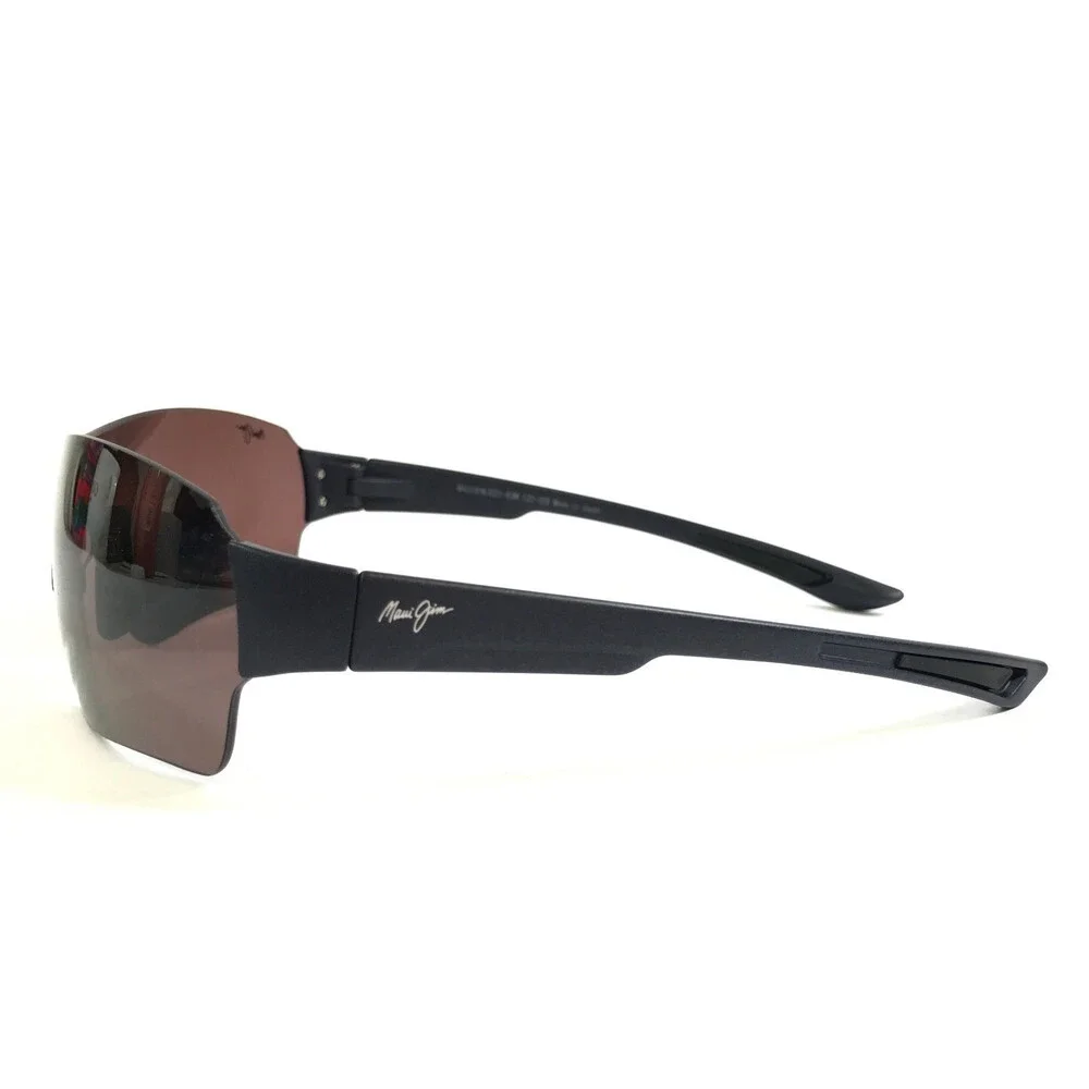 Maui Jim Sunglasses NIGHT DIVE MJ521-03M Matte Blue Frames with Maui Rose Lenses